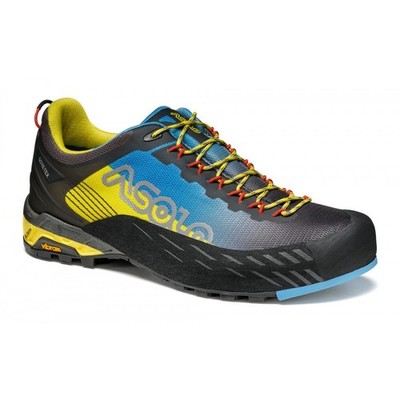 Asolo Eldo GV Men  Zustiegsschuhe Wanderschuhe  für Herren Goretex   yellow blue