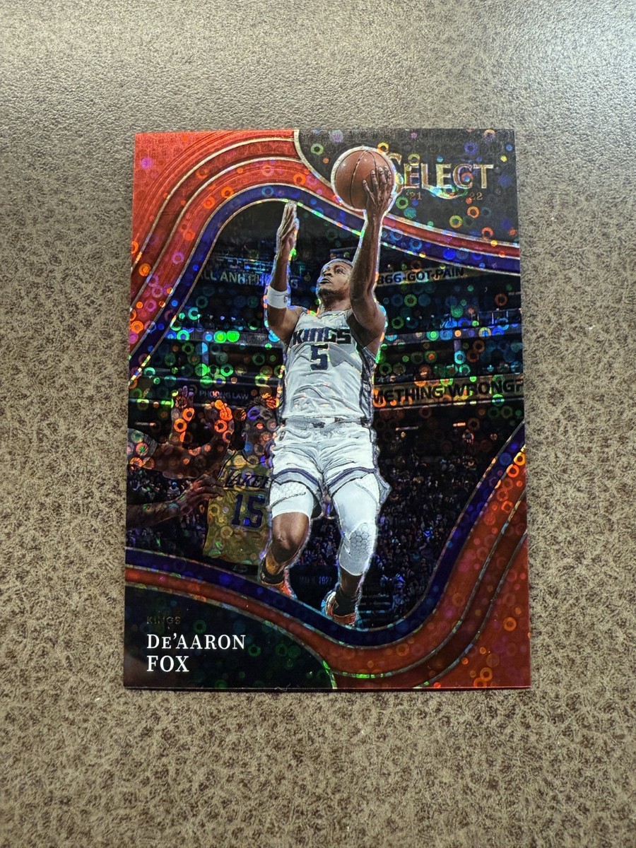 2021-22 Panini Select - Courtside De'Aaron Fox #290 Red Disco