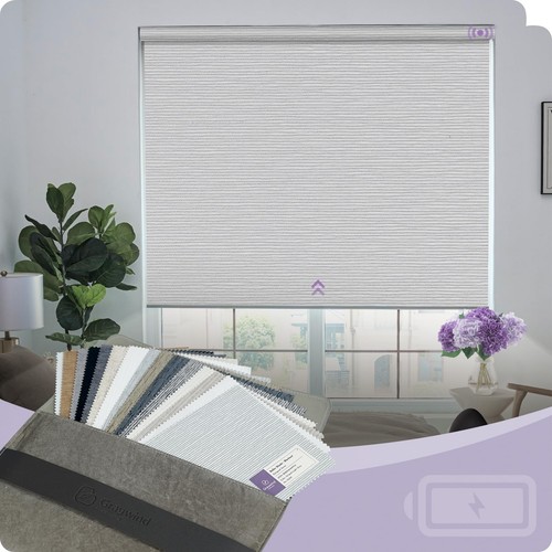100% Blackout Roller Shades Window Blinds for Home and Office Cordless Roller...