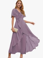 Mother of Bride/Groom Pant Suit Size 16 Color Wisteria Lt. Purple