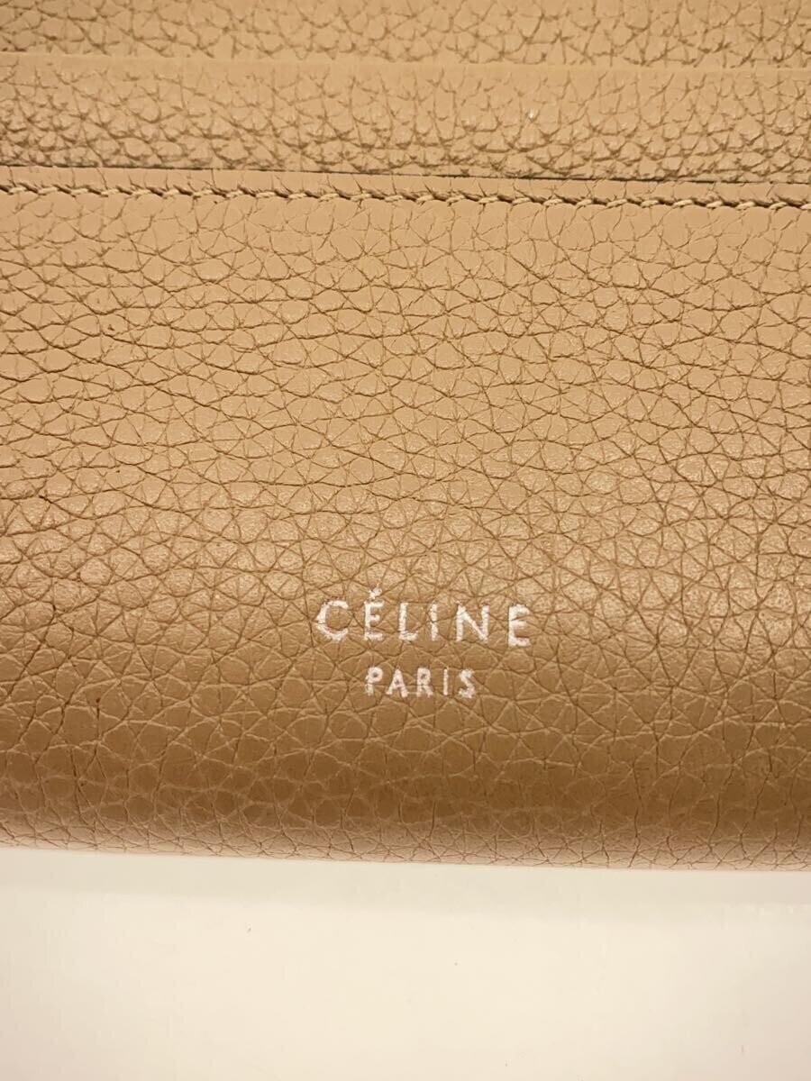 CELINE Large Flap Multi Function Long Wallet Leat… - image 3
