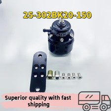 Aem Universal Anodized Adjustable Fuel Pressure Regulator 25-302bk 20-150 Psi