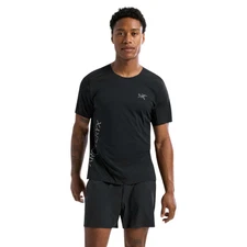 ARC'TERYX Mens Norvan Downword Logo Short Sleeve T-Shirt Small Black NWT