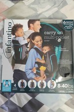 Infantino Carry On Multi-Pocket Carrier Baby Toddler 8-40lbs Sling Backpack