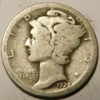 1928 D Mercury Dime AG - G   "Actual Coin Pictured - Not Cleaned"