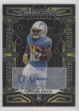 2023 Panini Obsidian Yellow Electric Etch Signatures 1/10 Derius Davis Auto 8mm