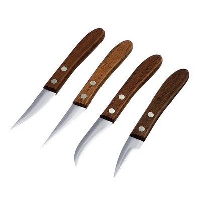 4 PCS Kitchen Tool Vegetable DIY Carving Knife Professional Chef Fruit Paring