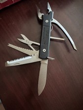 Vintage Premium Coast PORT Sport Mechanic Multi Tool Knife Pliers Made in USA 6"