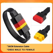 Universal 16 Pin Male To 16 Pin Female OBD 2 OBD II Extension Connector