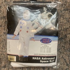 Astronaut Costume NASA Spacesuit for Boys Large 12-14 Dress Up America Kids