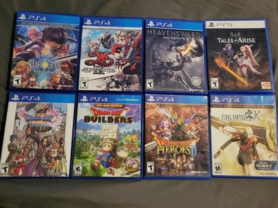 PS4/PS5 JRPG Bundle - YS IX: Monstrum Nox, Dragon Quest, Final Fantasy, Tales