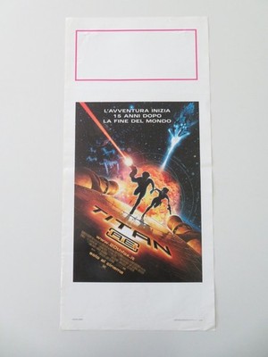 TITAN A.E ITALIAN LOCANDINA POSTER DREW BARRYMORE JIM BREUER 2000
