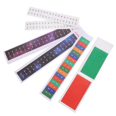 5 Sets Aufkleber Mit Musiknoten Kind Klavierfingeraufkleber Notizaufkleber