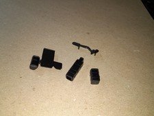 Herpa  Tank u.Abgasanlage Set Scania CS20 V8 schwarz für Umbau etc. 1:87.