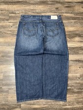 Vintage Levis Silvertab Baggy Fit Denim Jeans Size 38x28.5 Southpole Jnco Style