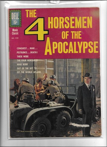 FOUR HORSEMEN OF THE APOCALYPSE #1250 1961 FINE 6.0 FOUR COLOR DELL 8188