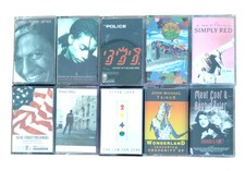Pop Rock Dance LOT of 10 Various Cassette Tapes ALBUMS