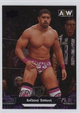 2023 Upper Deck AEW All Elite Wrestling Purple Pyro /149 Anthony Bowens #43 6kv