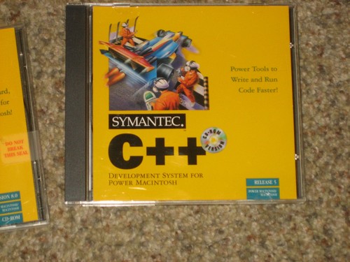 TWO SYMANTEC C++ DEVELOPMENT SYSTEM CD-ROM FOR MACINTOSH RELEASE 5 & VERSION 8 - Picture 3 of 3