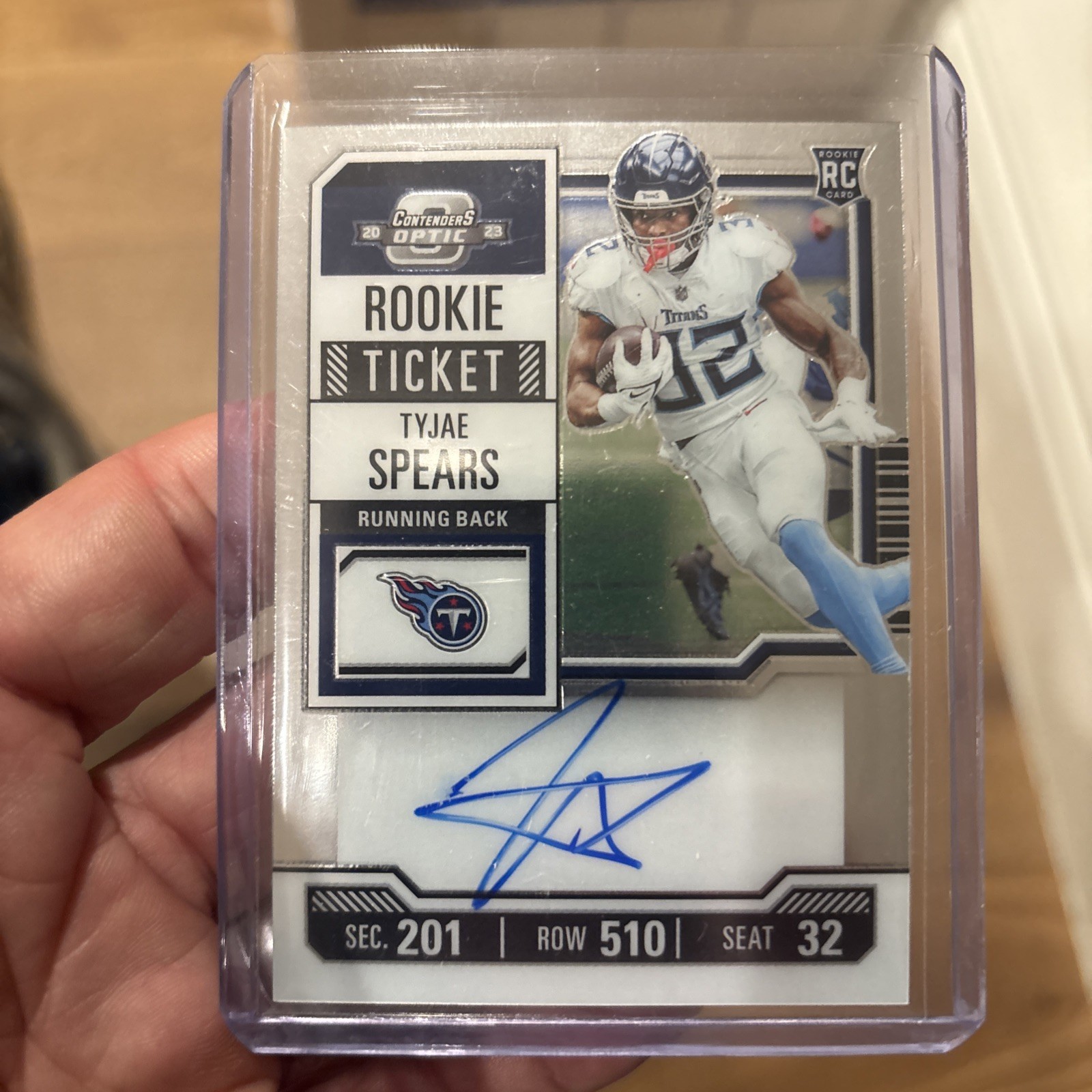 2023 Contenders Optic - Rookie Ticket RPS Autographs Tyjae Spears #138 (AU, RC)