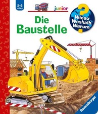 Ravensburger Wieso Weshalb Warum junior Baustelle Buch Kinder Bagger Kran