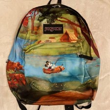JANSPORT Disney Collaboration Backpack 25L Lightweight Used Clean Interior