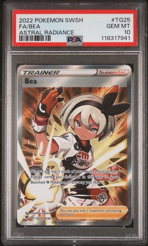 2022 POKEMON SWORD & SHIELD ASTRAL RADIANCE #TG25 FULL ART/BEA PSA 10