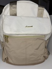 Pink Cove Diaper Bag Backpack Cream Lot Of Pockets And Organization