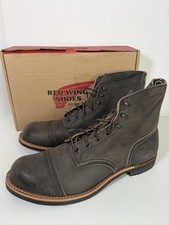 Red Wing Mens Iron Ranger 8086 Charcoal Rough...