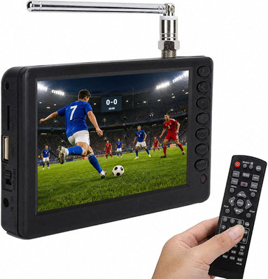 Portable TV 5'' ATSC, Mini Digital TV with FM Radio for Car Camping