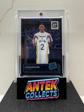 2022-23 PANINI DONRUSS OPTIC - RYAN ROLLINS RATED ROOKIE BLACK VELOCITY /39