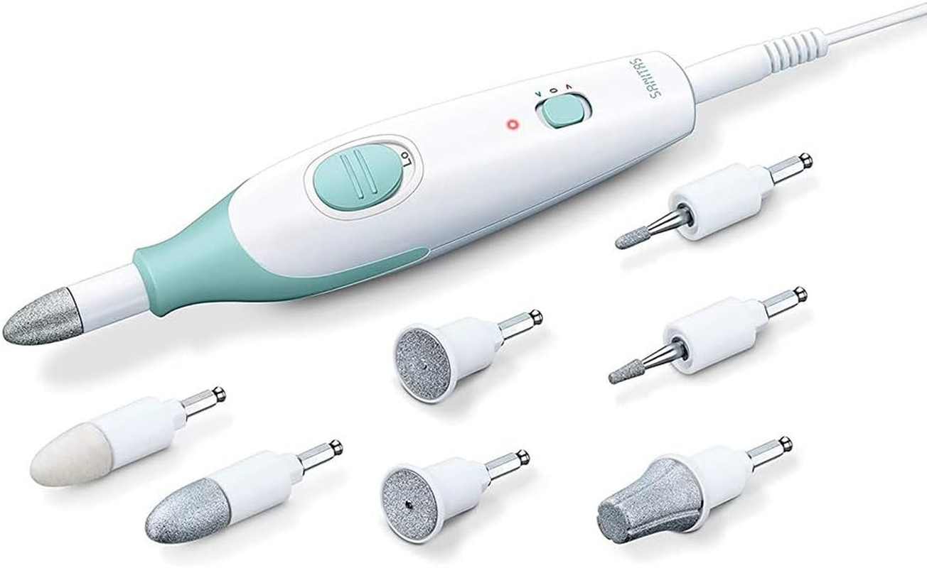 Set Manicure Pedicure Sanitas SMA 36 - 7 Accessori Professionali