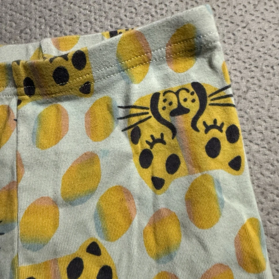 Tea Collection In Your Dreams Pajama Shorts in Rainbow Cheetah Size 7 EUC - Image 2 of 4