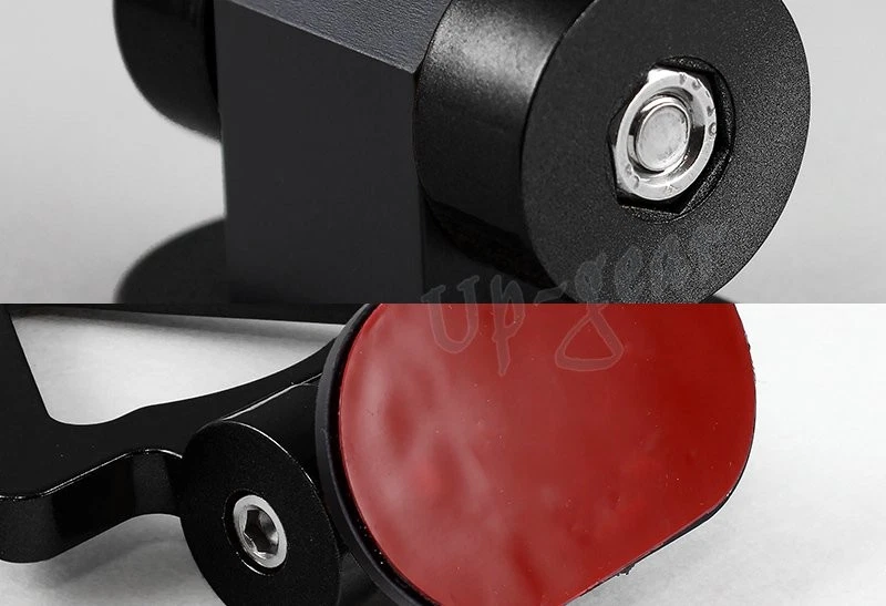 JDM Universal Car SUV Triangle Track Racing Style Tow Hook Look Decoration BLACK - Image 2 of 4