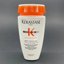 Kerastase Nutritive Bain Satin Riche Shampoo  Very Dry Hair 8.5 oz /250ml *NEW*