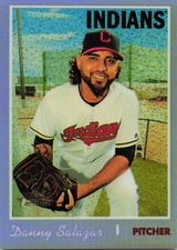 2019 Topps Heritage #THC-563 Danny Salazar Chrome Purple Refractor