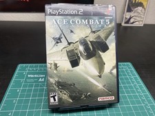 Ace Combat 5: The Unsung War (PlayStation 2, 2004)   - With Manual - Great!