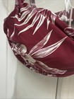 Miraclesuit Beautiful Burgundy & White With Gold Swim Bra Size 34D — photo 5