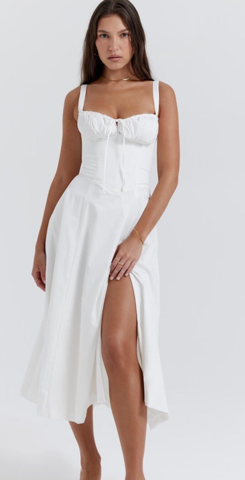 white color dress Mia Dress