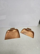 Vintage Unmarked Copper Silent Butler Crumb Catcher & Scraper