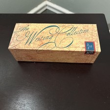 The Writing Collection 4 Ink Set Bottle Kit, Green Glass Pen, Calligraphy