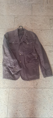 Versace Collection Herren Sakko Modern Karo Anthrazit  Gr. 52    *TOP*