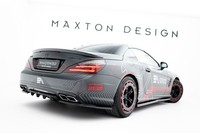 Maxton Design Diffusor Heckansatz Passend FüR Mercedes SL 63 AMG R231 Schwarz Ho