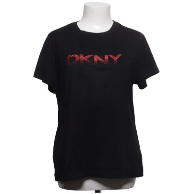 DKNY, T-shirt, Größe: L, Schwarz/Rot, Baumwolle/Modal, Damen #uCo