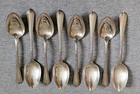 Antique Towle Lady Diana Sterling Silver Teaspoons , 8