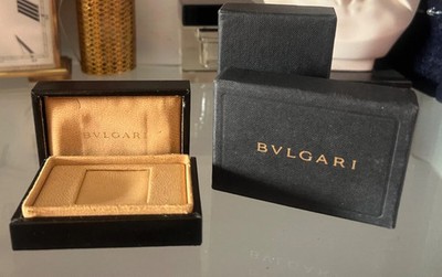   BULGARI Box Ring Anhänger Etui Hülle Schmuckstück Und Gegen Box