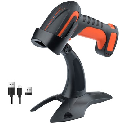 (Extreme Performance) Industrial Wireless Barcode Scanner 2D QR 1D Bar Reader...
