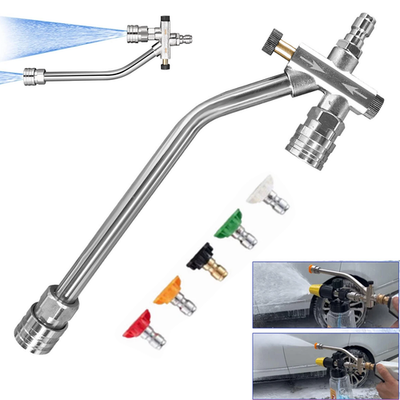 #ad Foam Cannon Dual Connector Pressure Washer Double Tip Attachment with 5 Nozzles $16.98