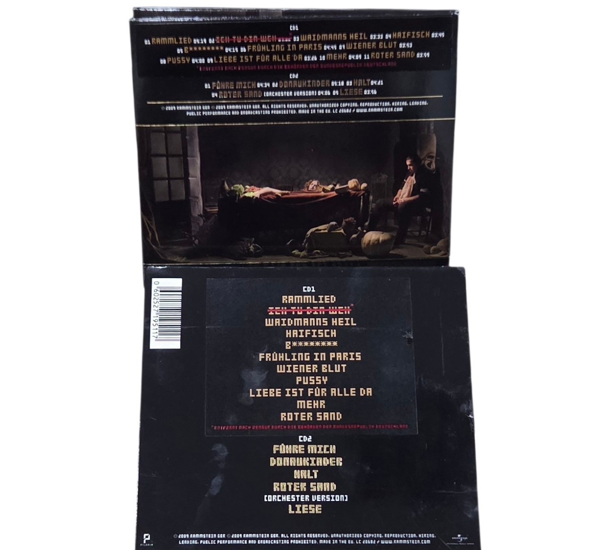 2009 RAMMSTEIN Ltd Edition Deluxe LIFAD Flight Case Liebe Ist Fur