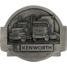 New Kenworth Truck Trucker Otr Semi Driver CDL Big Rig Cab Over Vtg Belt Buckle